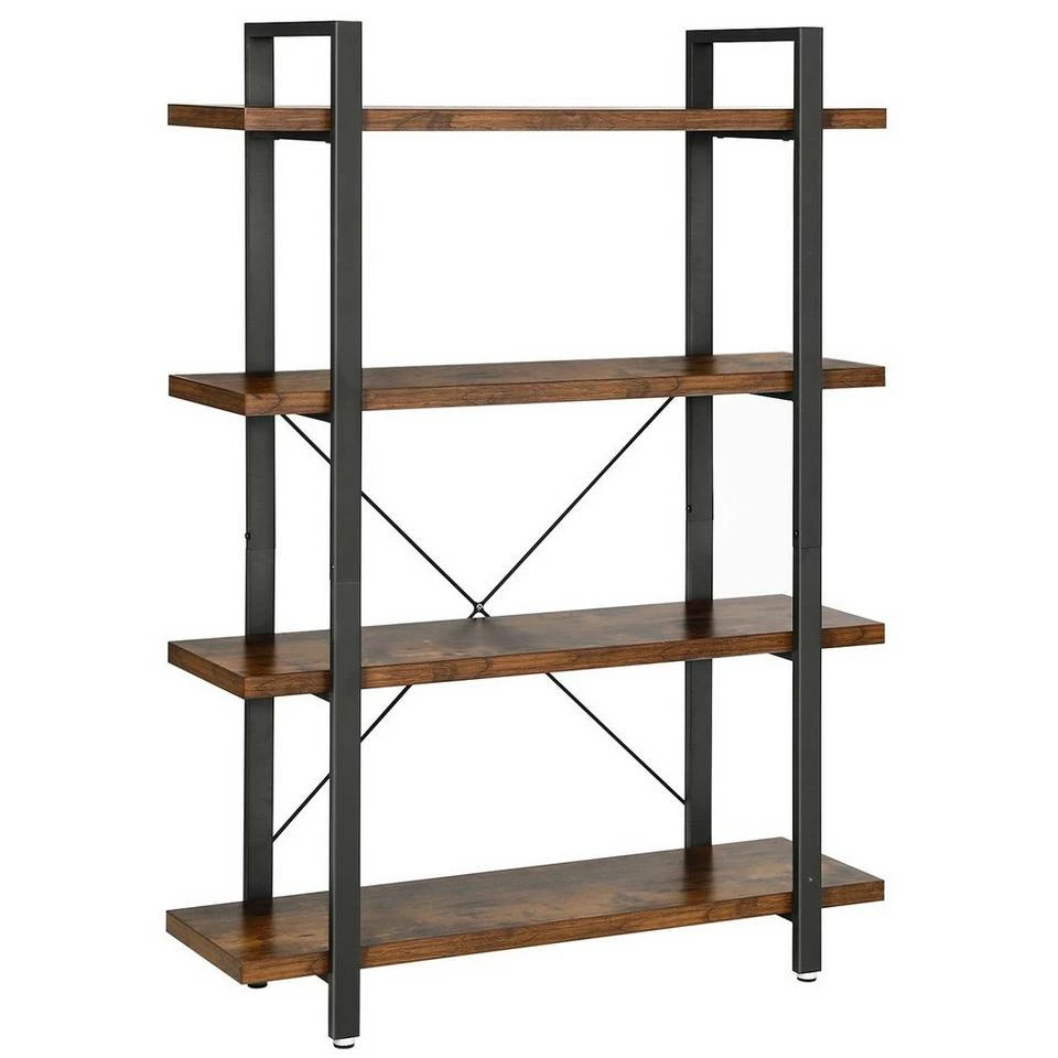 VASAGLE Bücherregal »LLS55BX LLS54BX LLS055B02«, stabiles Standregal, Wohnzimmerregal, vintage Greige-Schwarz 26 VASAGLE Bücherregal »LLS55BX LLS54BX LLS055B02«, stabiles Standregal, Wohnzimmerregal, vintage Greige-Schwarz – Bild 24