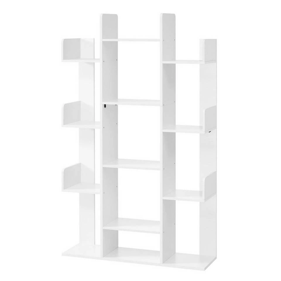 VASAGLE Bücherregal »LBC67BXV1 LBC067W01«, Standregal mit 13 Fächern, Aufbewahrungsregal, 86 x 25 x 140 cm, mit abgerundeten Ecken Vintage, Weiß 21 VASAGLE Bücherregal »LBC67BXV1 LBC067W01«, Standregal mit 13 Fächern, Aufbewahrungsregal, 86 x 25 x 140 cm, mit abgerundeten Ecken Vintage, Weiß – Bild 19