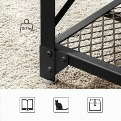 VASAGLE Couchtisch »LCT070B01«, Sofatisch mit Gitterablage, Stahlgestell mit seitlichen X-Streben, bis 50 kg belastbar, stabil, vintage -Vasagleaus Geschaft 55bdf236 c697 4032 9cf8 e874f3204e0b