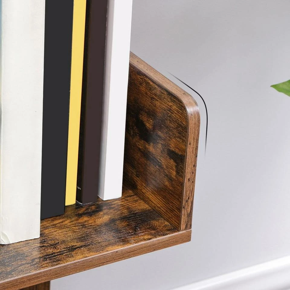 VASAGLE Bücherregal »LBC67BXV1 LBC067W01«, Standregal mit 13 Fächern, Aufbewahrungsregal, 86 x 25 x 140 cm, mit abgerundeten Ecken Vintage, Weiß 9 VASAGLE Bücherregal »LBC67BXV1 LBC067W01«, Standregal mit 13 Fächern, Aufbewahrungsregal, 86 x 25 x 140 cm, mit abgerundeten Ecken Vintage, Weiß – Bild 7