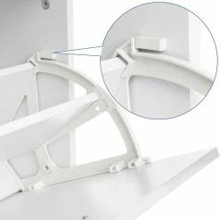 VASAGLE Schuhschrank »LBC602H LBC02WT« Schuhkommode, Trennwände verstellbar und abnehmbar, für 12 Paar Damenschuhe oder 8 Paar Herrenschuhe Eichefarben, Weiß -Vasagleaus Geschaft 592b06d7 38f7 44ff 85d8 b97ee9fb5e6f