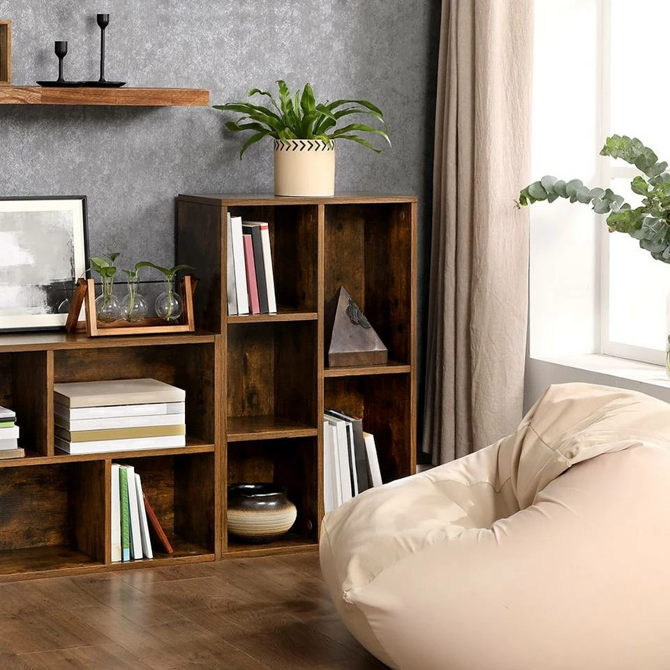 VASAGLE Bücherregal »LBC025X01«, Bücherschrank 50 x 80 x 24 cm, vintage 5 VASAGLE Bücherregal »LBC025X01«, Bücherschrank 50 x 80 x 24 cm, vintage – Bild 3