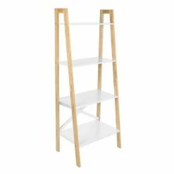 VASAGLE Standregal »LLS200N01 LLS200W01«, Bücherregal, Leiterregal mit 4 Ebenen Natur, Weiß 33 VASAGLE Standregal »LLS200N01 LLS200W01«, Bücherregal, Leiterregal mit 4 Ebenen Natur, Weiß -Vasagleaus Geschaft 59ccc4a1 4f6f 4018 9db9 69030f6baf4d