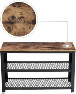 VASAGLE Schuhbank »LBS73 LBS74 LBS078«, Schuhregal mit Sitzfläche, Schuhablage, Flur, verschiedene Größen, vintage Grau -Vasagleaus Geschaft 5c66c7a5 6b0d 4831 82c7 b5367c672f14