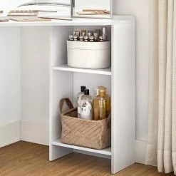 VASAGLE Schminktisch »RDT121T10«, Eckschminktisch, Frisiertisch,3-teiliger Klap pspiegel, 2 Schubladen, 3 offene Fächer 14 VASAGLE Schminktisch »RDT121T10«, Eckschminktisch, Frisiertisch,3-teiliger Klap pspiegel, 2 Schubladen, 3 offene Fächer -Vasagleaus Geschaft 5ec13089 7a1b 41b8 8b35 d25290e607b7