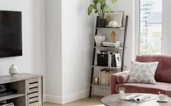 VASAGLE Standregal »LLS43BX LLS043B02«, Leiterregal, Wandregal mit 4 Ebenen, Bücherregal, Wohnzimmer, Küche, vintage Grau 31 VASAGLE Standregal »LLS43BX LLS043B02«, Leiterregal, Wandregal mit 4 Ebenen, Bücherregal, Wohnzimmer, Küche, vintage Grau -Vasagleaus Geschaft 63b54efe 6602 45e2 b1ca a98b77558999