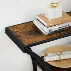 VASAGLE Konsolentisch »LNT089B01«, Flurtisch, verlängerte Tischplatte, Wohnzimmer, Flur, Schlafzimmer, vintage 15 VASAGLE Konsolentisch »LNT089B01«, Flurtisch, verlängerte Tischplatte, Wohnzimmer, Flur, Schlafzimmer, vintage -Vasagleaus Geschaft 654dc87f df58 44a6 93cd dfadcdca1c52