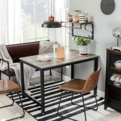 VASAGLE Küchentisch »KDT75X KDT075B02«, Esstisch, 120 x 75 x 75 cm, vintage Grau -Vasagleaus Geschaft 6655e51a bd09 4901 9edb 7f4e41b58bb3