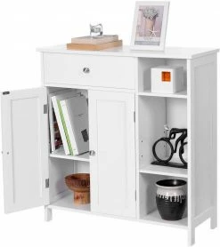 VASAGLE Kommode »BBC142W01«, Sideboard Badezimmerschrank, Badschrank, weiß -Vasagleaus Geschaft 698b078f 0998 4c22 86eb 919eac1e7c26