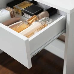 VASAGLE Schminktisch »RDT114W01«, Frisiertisch,Kosmetiktisch mit Spiegel und Glühbirnen, mit 2 Schubladen,weiß 17 VASAGLE Schminktisch »RDT114W01«, Frisiertisch,Kosmetiktisch mit Spiegel und Glühbirnen, mit 2 Schubladen,weiß -Vasagleaus Geschaft 69fa28b5 de22 48b0 a8ed 678f2d7c5e38