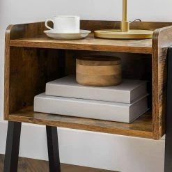 VASAGLE Nachttisch »LET54X LET799B01« (1-St), Beistelltisch, stapelbarer Nachtschrank, Metallbeine, vintage -Vasagleaus Geschaft 74c5812b e8c1 4104 8a72 5777fbd80309