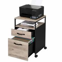 VASAGLE Aktenschrank »OFC71X OFC071B02« Rollcontainer mit 2 Schubladen, vintage Greige-schwarz 32 VASAGLE Aktenschrank »OFC71X OFC071B02« Rollcontainer mit 2 Schubladen, vintage Greige-schwarz -Vasagleaus Geschaft 75c13edf 2221 4b43 ad70 d58fde2794e0