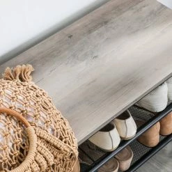 VASAGLE Schuhbank »LBS73 LBS74 LBS078«, Schuhregal mit Sitzfläche, Schuhablage, Flur, verschiedene Größen, vintage Grau -Vasagleaus Geschaft 792af161 68c5 4850 8dc0 5fe79f823bda