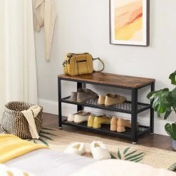 VASAGLE Schuhbank »LBS73 LBS74 LBS078«, Schuhregal mit Sitzfläche, Schuhablage, Flur, verschiedene Größen, vintage Grau -Vasagleaus Geschaft 7b9e84b0 7dbe 4ee1 b3fb 92e219590ed4