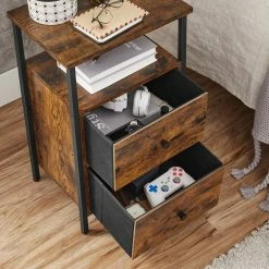 VASAGLE Nachttisch »LET521B01«, Beistelltisch, mit 2 Schubladen, Industrie-Design, vintage 12 VASAGLE Nachttisch »LET521B01«, Beistelltisch, mit 2 Schubladen, Industrie-Design, vintage -Vasagleaus Geschaft 7bd50cd3 7e85 4eb0 a556 cfe155c1e2f5