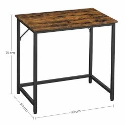 VASAGLE Schreibtisch »LWD41X LWD038 039 041 043«, Computertisch, 80/100/120/140 x 50 x 75 cm, Arbeitszimmer, Büro, einfacher Aufbau, Industrie-Design Grau, Vintage -Vasagleaus Geschaft 7d033555 81a6 4f83 8de8 edc161b8e3e3