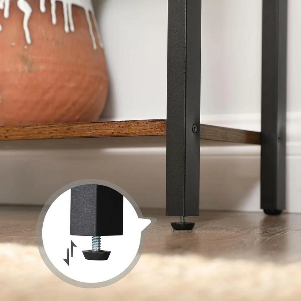 VASAGLE Bücherregal »LLS025B01 LLS025B02«, Standregal, Küchenregal, 5 offenen Regalebenen, Flur, Küche, Büro Grau, Vintage 8 VASAGLE Bücherregal »LLS025B01 LLS025B02«, Standregal, Küchenregal, 5 offenen Regalebenen, Flur, Küche, Büro Grau, Vintage – Bild 6