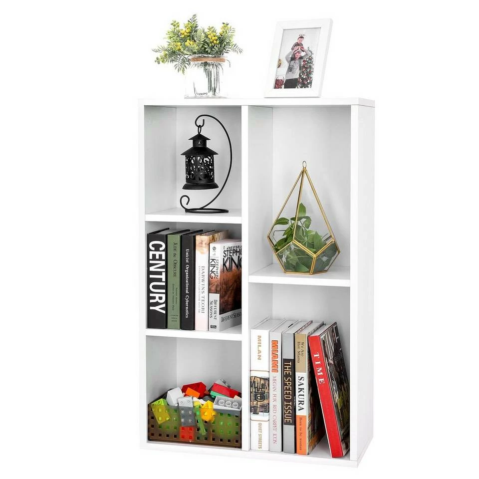 VASAGLE Bücherregal »LBC25WT LBC25NL«, Bücherschrank, 50 x 80 x 24 cm, eiche hell Natur, Weiß 12 VASAGLE Bücherregal »LBC25WT LBC25NL«, Bücherschrank, 50 x 80 x 24 cm, eiche hell Natur, Weiß – Bild 10