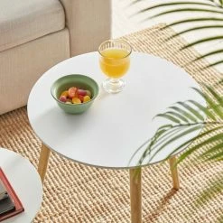 VASAGLE Beistelltisch »LET07WN«, Beistelltisch-Set rund, Sofatische, Couchtische, weiß 18 VASAGLE Beistelltisch »LET07WN«, Beistelltisch-Set rund, Sofatische, Couchtische, weiß -Vasagleaus Geschaft 813fc06c 2a12 487e 813c 06e1d7a08b8a