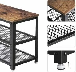 VASAGLE Schuhbank »LBS73 LBS74 LBS078«, Schuhregal mit Sitzfläche, Schuhablage, Flur, verschiedene Größen, vintage Grau -Vasagleaus Geschaft 818092be 6fc1 44ee 9d09 024cefd4de27