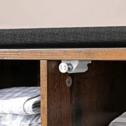 VASAGLE Schuhbank »LHS058X01«, Schrank, Schuhregal mit 9 offenen Fächern, mit Polsterung, rustikale Tür, vintage 19 VASAGLE Schuhbank »LHS058X01«, Schrank, Schuhregal mit 9 offenen Fächern, mit Polsterung, rustikale Tür, vintage -Vasagleaus Geschaft 82250e7a 31ae 46c5 9e68 834a29a7018a