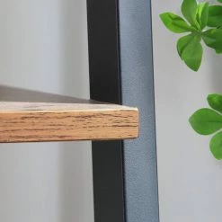 VASAGLE Eckregal »LLS35X LLS34X LLS034M01«, Standregal, Bücherregal, Leiterregal, Industrie-Design Greige-Schwarz, Vintage -Vasagleaus Geschaft 82a431dc d3eb 4ce0 8504 f3631c05da99