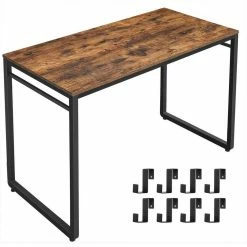 VASAGLE Schreibtisch »LWD59X LWD58X«, Computertisch, Bürotisch mit 8 Haken, Arbeitszimmer, einfacher Aufbau, Metall, vintage -Vasagleaus Geschaft 8360836e e68f 4148 b6c0 dd2e03b2b4ee