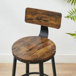 VASAGLE Barhocker »LBC026B01V1/B02/076B01« (2 St), 2er Set Barstühle, Küchenstühle, Sitzhöhe 73 / 62.5 cm, vintage Greige-Schwarz, Vintagebraun-Schwarz -Vasagleaus Geschaft 87be27b5 e951 4e87 8f22 42e8cf07309c