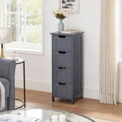 VASAGLE Badkommode »LHC40W LHC040G01«, Badezimmerschrank, Badschrank, weiß Grau, Wei&szlig; -Vasagleaus Geschaft 888e2d35 9e6e 4731 be1f e39a247751f0