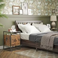 VASAGLE Nachttisch »LNT05BX«, Nachtschrank, Beistelltisch, Glastisch, vintage 11 VASAGLE Nachttisch »LNT05BX«, Nachtschrank, Beistelltisch, Glastisch, vintage -Vasagleaus Geschaft 8a43e6ad 1fb9 447e 8a92 f1e757d95833