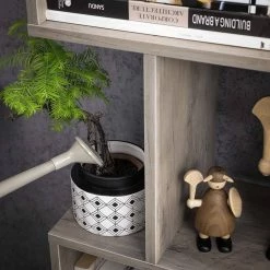 VASAGLE Bücherregal »LBC61BX LBC61WT LBC061M01 LBC41BX«, Standregal, Würfelregal, 4 Fächer, vintage Grau, Wei&szlig; -Vasagleaus Geschaft 8c2a813e 9daa 413e 8f6c 1a520b7a7400