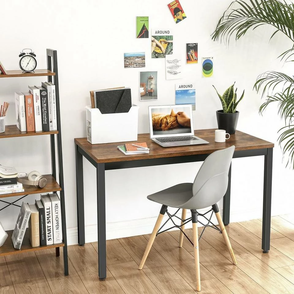 VASAGLE Schreibtisch »LWD64N LWD64X«, Computertisch, stabiles Metallgestell, fürs Home Office, vintage Weiß 9 VASAGLE Schreibtisch »LWD64N LWD64X«, Computertisch, stabiles Metallgestell, fürs Home Office, vintage Weiß – Bild 7