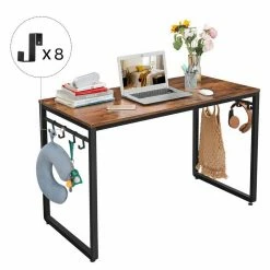 VASAGLE Schreibtisch »LWD59X LWD58X«, Computertisch, Bürotisch mit 8 Haken, Arbeitszimmer, einfacher Aufbau, Metall, vintage -Vasagleaus Geschaft 91fbb5e9 3285 49d8 85a4 f107ddc4abb7