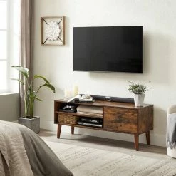 VASAGLE Lowboard »LTV09 LTV120«, Retro TV-Regal, Fernsehtisch, Fernsehschrank, 110/120 x 40 x 49 cm Greige, Vintage, Weiß 56 VASAGLE Lowboard »LTV09 LTV120«, Retro TV-Regal, Fernsehtisch, Fernsehschrank, 110/120 x 40 x 49 cm Greige, Vintage, Weiß -Vasagleaus Geschaft 95497330 60de 45a5 b854 3ad2b4b34787