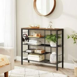 VASAGLE Schuhregal »LBS021B01«, Schuhschrank, für 14 Paar Schuhe, im Eingangsbereich, Industriestil, 100 x 30 x 90 cm -Vasagleaus Geschaft 95972a25 41f4 4e48 a2a9 a2264f532686