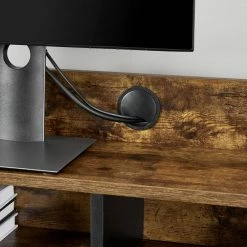 VASAGLE Computertisch »LWD066B01«, Schreibtisch mit Monitorständer, 3-stöckiger Rollwagen, Stahlrahmen, Industriestil, vintage 18 VASAGLE Computertisch »LWD066B01«, Schreibtisch mit Monitorständer, 3-stöckiger Rollwagen, Stahlrahmen, Industriestil, vintage -Vasagleaus Geschaft 95b41445 0105 4cca 8262 888d41995171