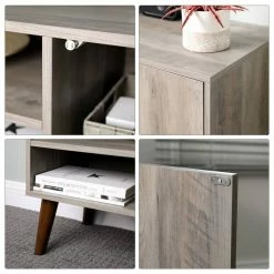 VASAGLE Lowboard »LTV09 LTV120«, Retro TV-Regal, Fernsehtisch, Fernsehschrank, 110/120 x 40 x 49 cm Greige, Vintage, Weiß 40 VASAGLE Lowboard »LTV09 LTV120«, Retro TV-Regal, Fernsehtisch, Fernsehschrank, 110/120 x 40 x 49 cm Greige, Vintage, Weiß -Vasagleaus Geschaft 9708d114 bab4 479a a98e b02a1fef6a87