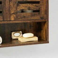 VASAGLE Hängeschrank »BBK121X01« Badezimmerschrank, Wandschrank, höhenverstellbarer Einlegeboden, 60 x 20 x 70 cm, vintage -Vasagleaus Geschaft 9c545098 c278 4f0a a12f 28b147cc7bec