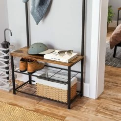 VASAGLE Garderobenständer »HSR41«, Kleiderständer mit Schuhablagen, vintage Grau, Walnussbraun 30 VASAGLE Garderobenständer »HSR41«, Kleiderständer mit Schuhablagen, vintage Grau, Walnussbraun -Vasagleaus Geschaft 9f1f99c9 d3a3 49dc ae10 ba14814627d4