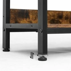 VASAGLE Bücherregal »LLS104B01«, Standregal mit 6 Fächern, offen, Aufbewahrungsregal, Wohnzimmer, Schlafzimmer, 120 x 33 x 80 cm, vintage -Vasagleaus Geschaft a0091be9 cee8 448d bfb1 3d23a8402899