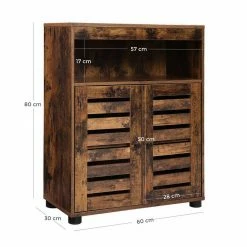 VASAGLE Badkommode »BBK44BX«, Badezimmerschrank, Badschrank, 60 x 30 x 80 cm, vintage -Vasagleaus Geschaft a0cf557d dc26 4579 b9f0 ca041fdb9313