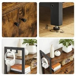 VASAGLE Badkommode »LSC602B01«, Küchenschrank, Badschrank, Beistellschrank mit Ablage, Industrie-Design, vintage -Vasagleaus Geschaft a137f14b 0a0d 401c b7ed ef3e0be64c2e