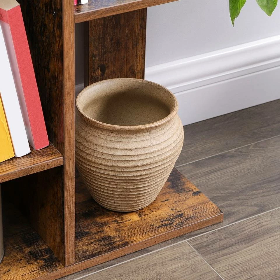 VASAGLE Bücherregal »LBC67BXV1 LBC067W01«, Standregal mit 13 Fächern, Aufbewahrungsregal, 86 x 25 x 140 cm, mit abgerundeten Ecken Vintage, Weiß 8 VASAGLE Bücherregal »LBC67BXV1 LBC067W01«, Standregal mit 13 Fächern, Aufbewahrungsregal, 86 x 25 x 140 cm, mit abgerundeten Ecken Vintage, Weiß – Bild 6