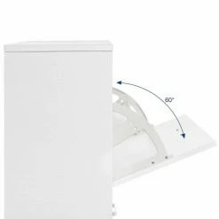 VASAGLE Schuhschrank »LBC602H LBC02WT« Schuhkommode, Trennwände verstellbar und abnehmbar, für 12 Paar Damenschuhe oder 8 Paar Herrenschuhe Eichefarben, Weiß -Vasagleaus Geschaft a3885b87 9569 485e bb90 cc09a79c3af4