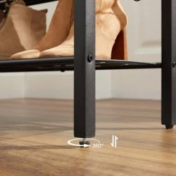 VASAGLE Schuhregal »LBS022B01«, Schuhregal, für 14 Paar Schuhe, erhöhte Seitenkanten, Industriestil, vintage -Vasagleaus Geschaft a3ecff5d 4df2 4771 94a5 95d89e2f64be