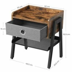 VASAGLE Nachttisch »LET64X«, Beistelltisch, Nachtschrank, Ablage mit herausnehmbarer Stoffschublade 17 VASAGLE Nachttisch »LET64X«, Beistelltisch, Nachtschrank, Ablage mit herausnehmbarer Stoffschublade -Vasagleaus Geschaft a41804fc aea8 4cd8 af9f 279a74f56961