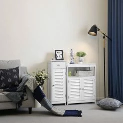 VASAGLE Badkommode »BBC43WT«, Badezimmerschrank, Badschrank, weiß -Vasagleaus Geschaft a4e5ad8f 1912 4e4b 8cc4 35ff1836891f