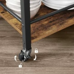 VASAGLE Servierwagen »LRC72X«, Küchenregal, Küchenwagen mit abnehmbarem Tablett, vintage 16 VASAGLE Servierwagen »LRC72X«, Küchenregal, Küchenwagen mit abnehmbarem Tablett, vintage -Vasagleaus Geschaft a58db480 2779 416a 909f 2a2adf33a2ce