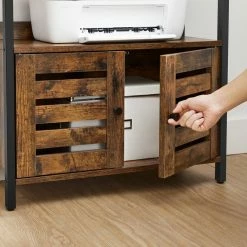 VASAGLE Bücherregal »LSC601B01«, Aufbewahrungsschrank, mit 2 Lamellentüren, 4 Ablagen, vintage 14 VASAGLE Bücherregal »LSC601B01«, Aufbewahrungsschrank, mit 2 Lamellentüren, 4 Ablagen, vintage -Vasagleaus Geschaft a606af51 d353 4ade 861f b6b44fe10b65