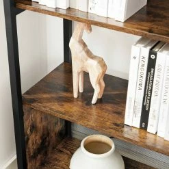 VASAGLE Bücherregal »LBC073B01«, Standregal, 5 Ebenen, Gitter-Rückwand, Wohnzimmer, Schlafzimmer, vintage -Vasagleaus Geschaft a81e8279 f549 41f3 b68d 902f4f9bb26d